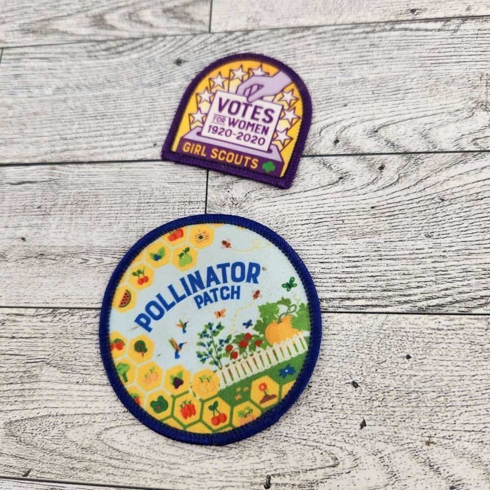Girl Scout Badges Patch Pollinators & Women Voting